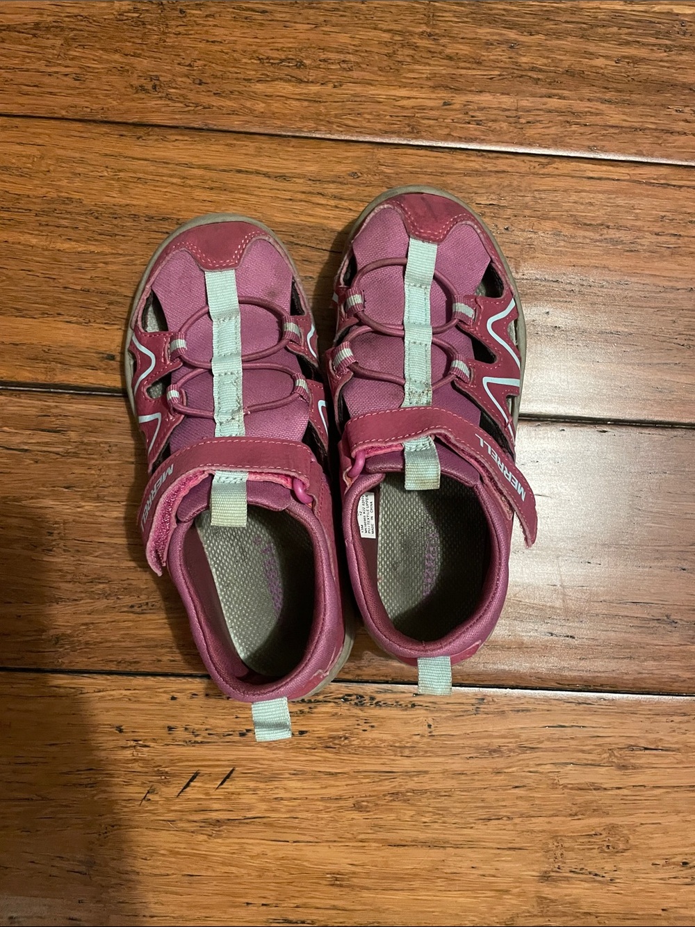Merrell Kids Pink and Mint Water Shoes